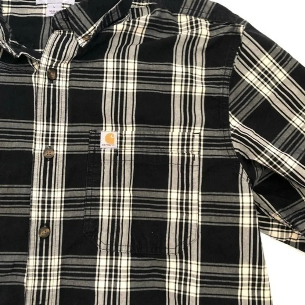 Carhartt Men's Button Down Shirt Size Large - Picture 4 of 6